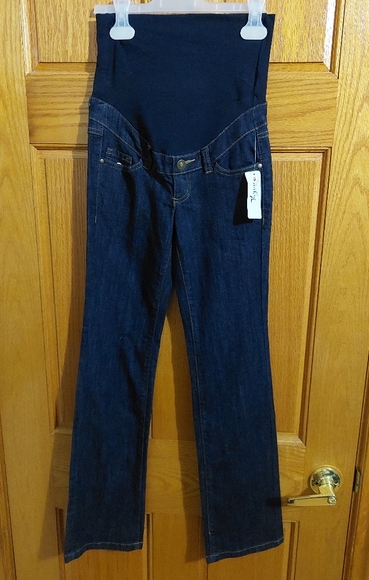 Thyme maternity jeans size petite xxs  color blue - Picture 1 of 4